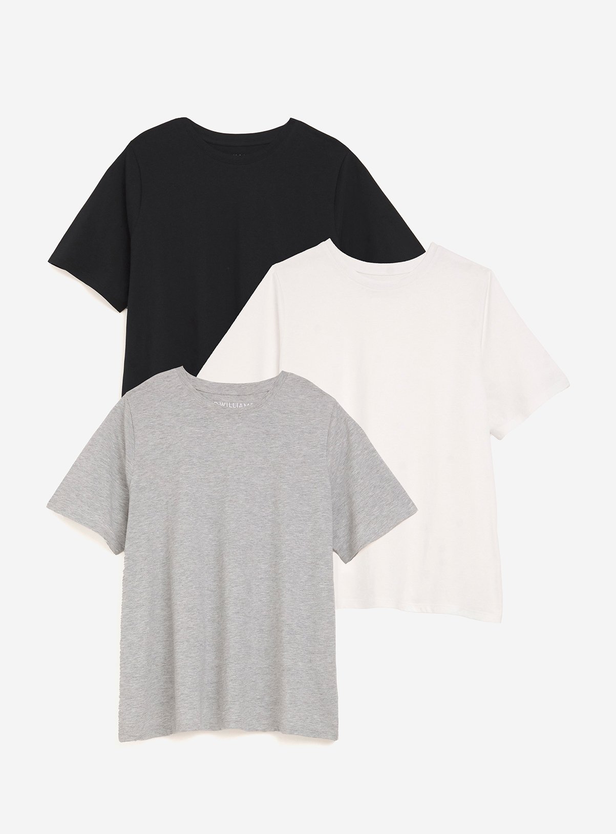 JD WILLIAMS 3 Pack Crew Neck Tops 32 - Image 4 thumbnail
